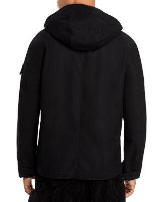 Stone Island Ghost Wool Stretch Flannel Hooded Jacket | Bloomingdale's