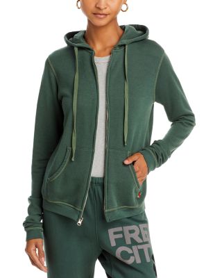 FREECITY FREE CITY Superfluff Lux Logo Zip Hoodie | Bloomingdale's