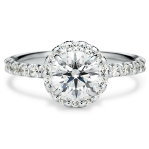 PT950 リース ダイヤモンド エタニティタイプ ヘイロー リング 1.0ct