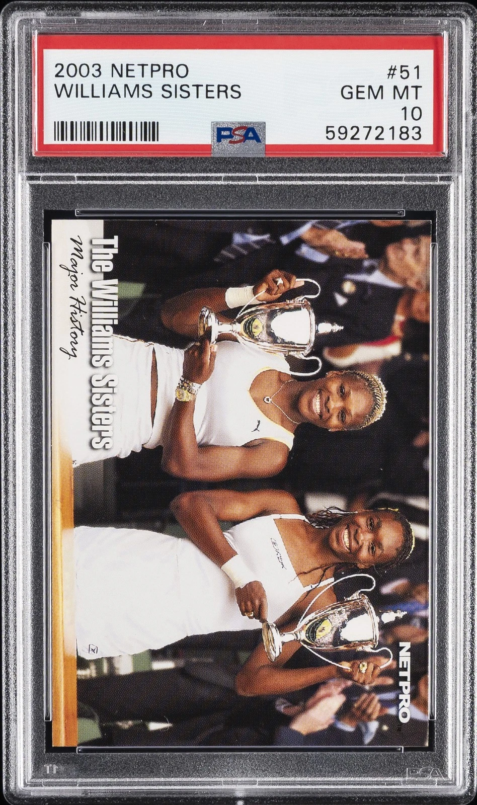 2003 NetPro #51 Serena Williams / Venus Williams Value null