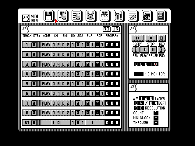 MIDI Saurus (1990, MSX2, Co-Deuz Computer) | Releases | Generation MSX