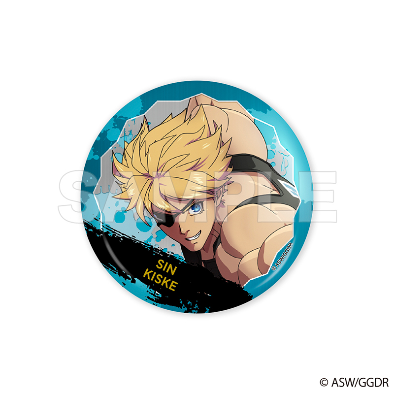 メタリック缶バッジ シン＝キスク【MeeToMa ミートマ｜アニメ・ゲーム