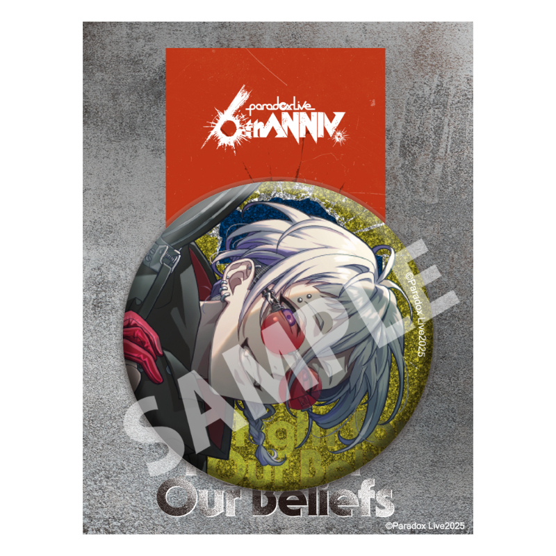 Paradox Live BIG缶バッジ 6th Anniversary 棗 リュウ【アニメタイムズ