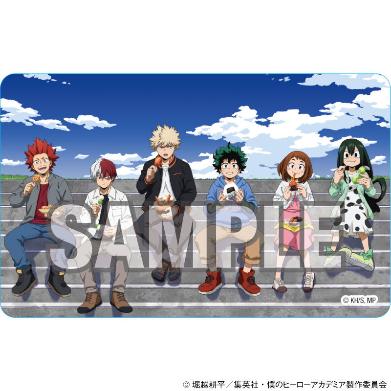 僕のヒーローアカデミア クリアステッカー プチピクニック (全員集合