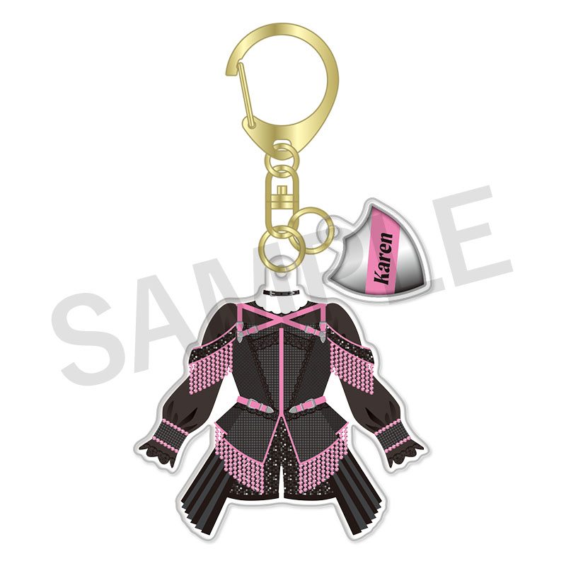 FRUITS ZIPPER メンバー別衣装アクキー-3rd Anniv. SSAブラック衣装