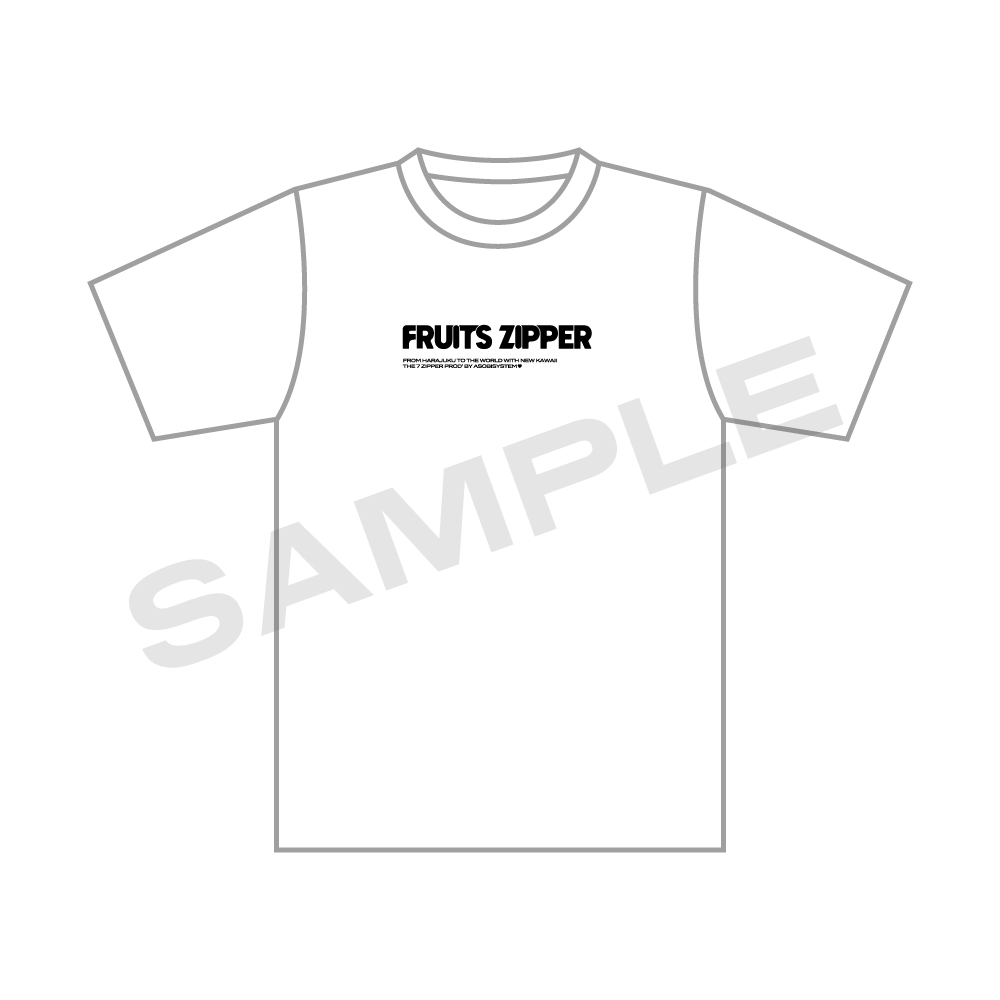 復刻 FRUITS ZIPPER 定番Tシャツ ホワイト【ASOBIMALL(アソビモール)】