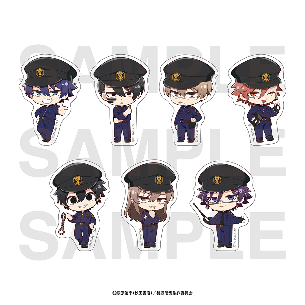 TVアニメ『桃源暗鬼』〜police〜ダイカットステッカー 淀川真澄【EDITH