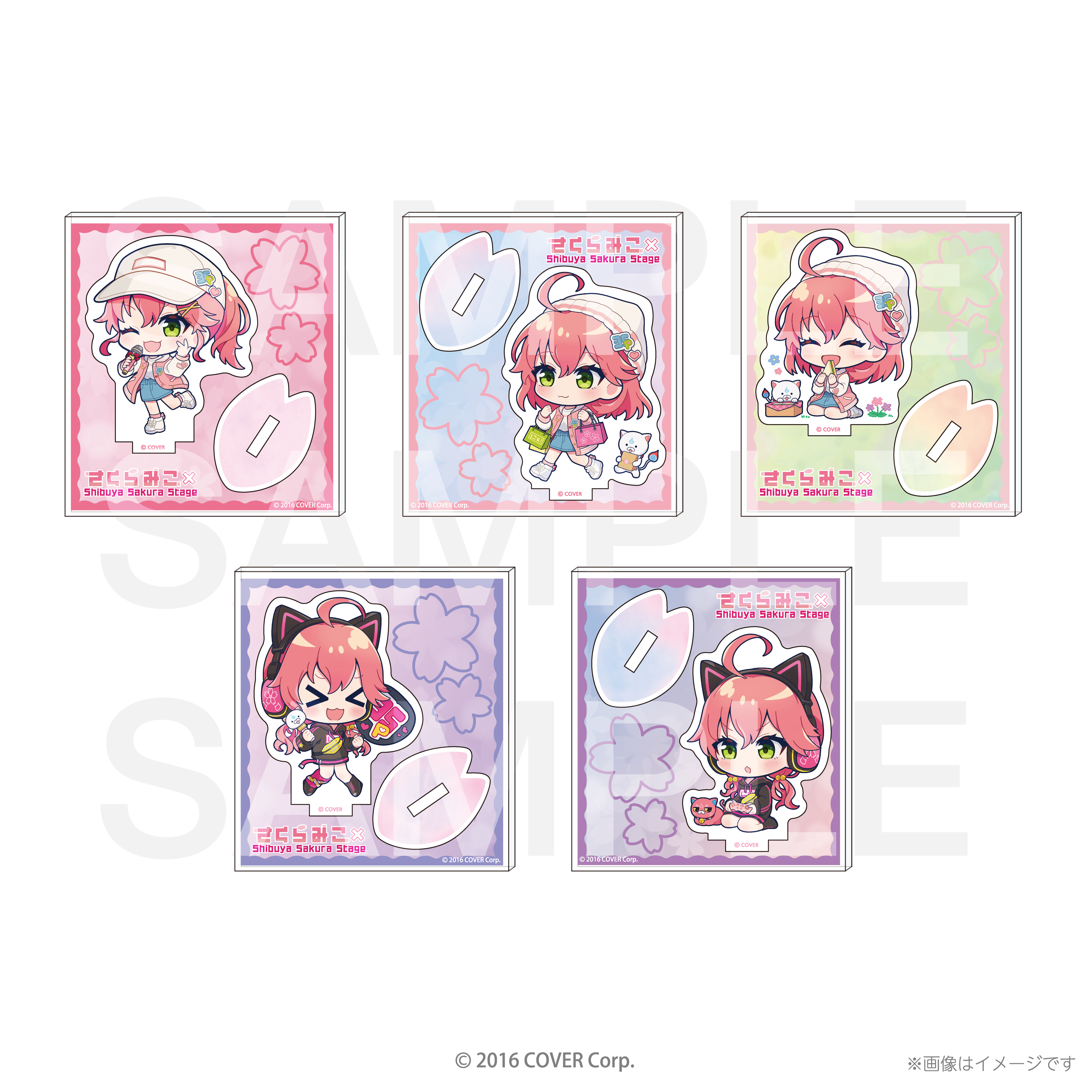 さくらみこ×Shibuya Sakura Stage アクリルスタンド キャップver