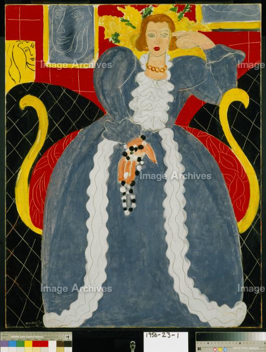 作品詳細 | 青いドレスの女性 | イメージアーカイブ - DNPアート