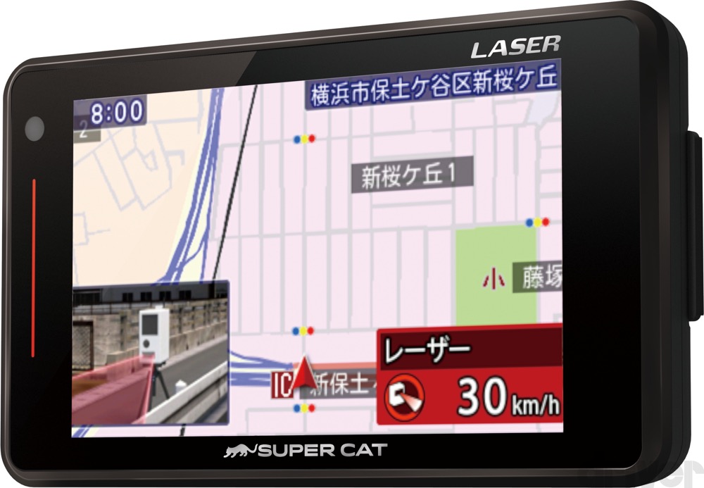 探知距離3倍の一体型レーザー＆レーダー探知機、ユピテル「LS310」を