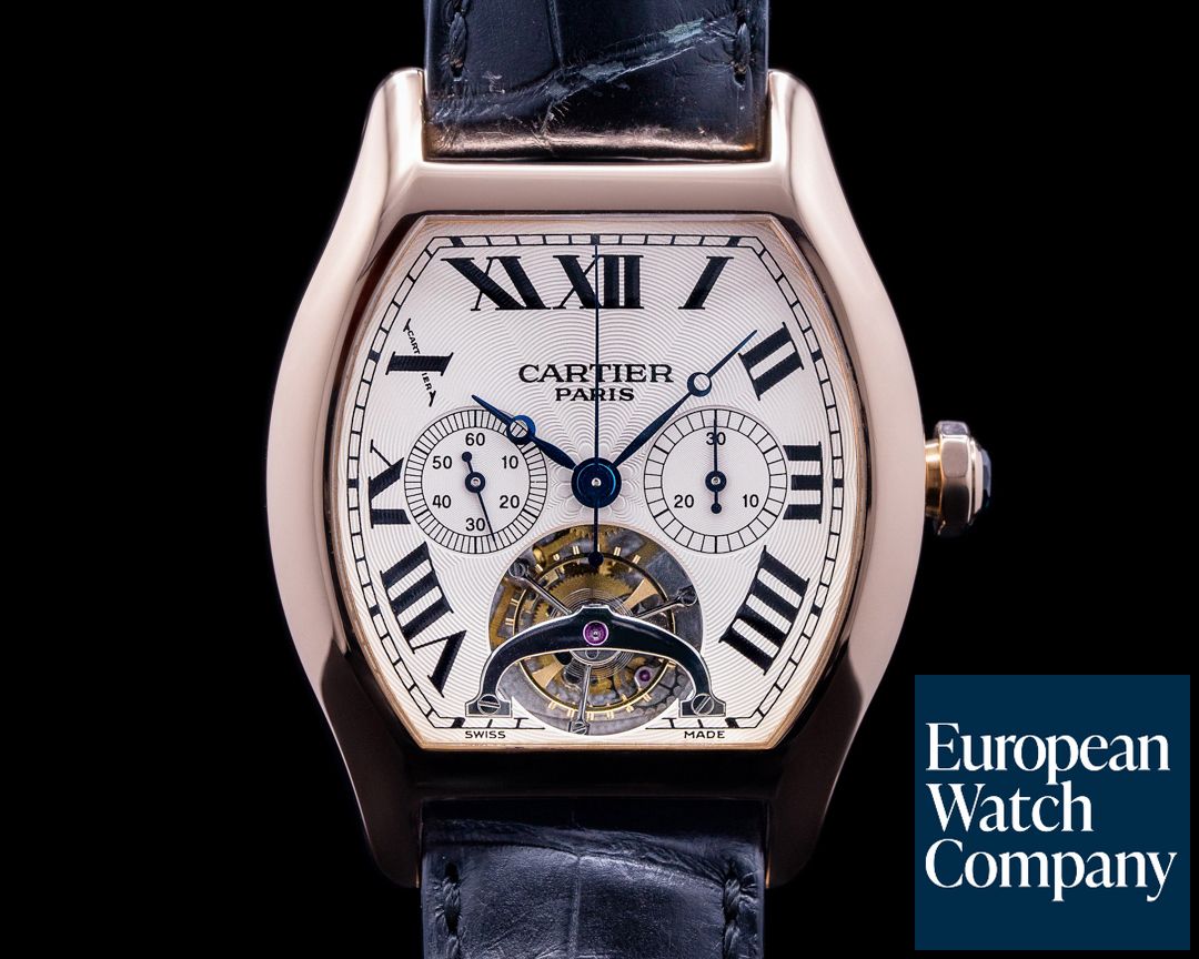 44071) Cartier Collection Privee CPCP Tortue XL Tourbillon