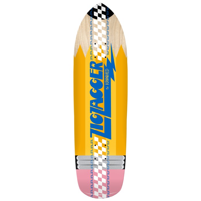 Krooked Zig Zagger 2 Kool 4 Skool Skateboard Deck | evo