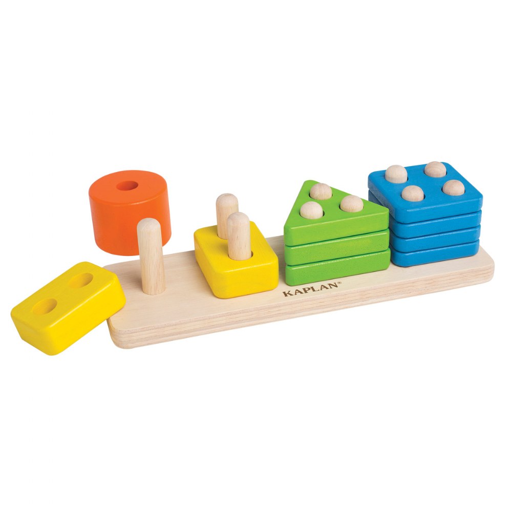 Toddler Wooden One to Four Counter