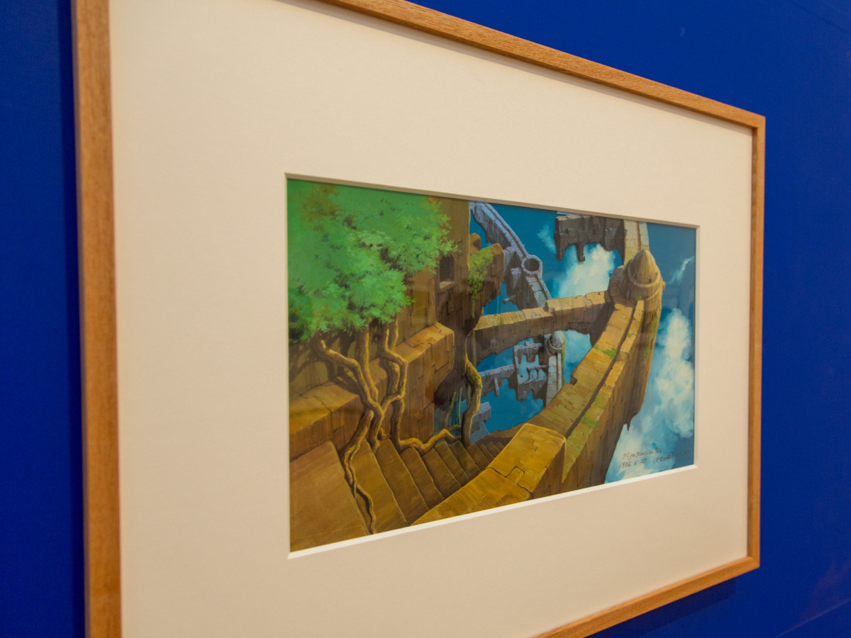 天空の城ラピュタ」より「荒廃したラピュタ」＝高松市美術館で「新