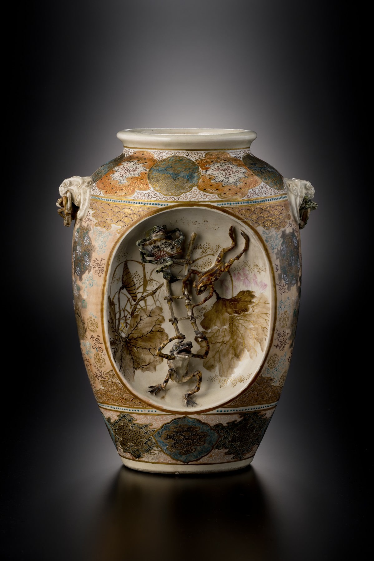 宮川香山 眞葛ミュージアム 「蛙細工戯画花瓶」 - ヨコハマ経済新聞