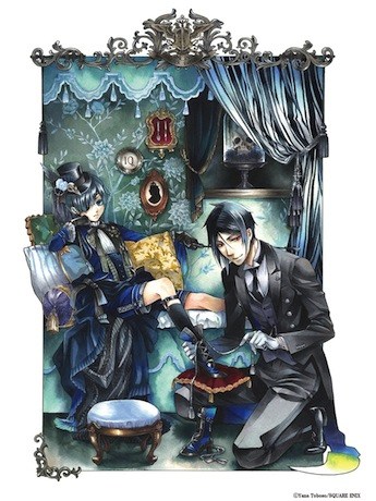 池袋西武で「黒執事原画展」－原作者デビュー10周年と映画公開記念で