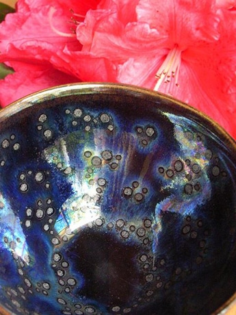 曜変天目」桶谷寧さん、町田で陶芸展－天目茶碗30点を展示 - 相模原