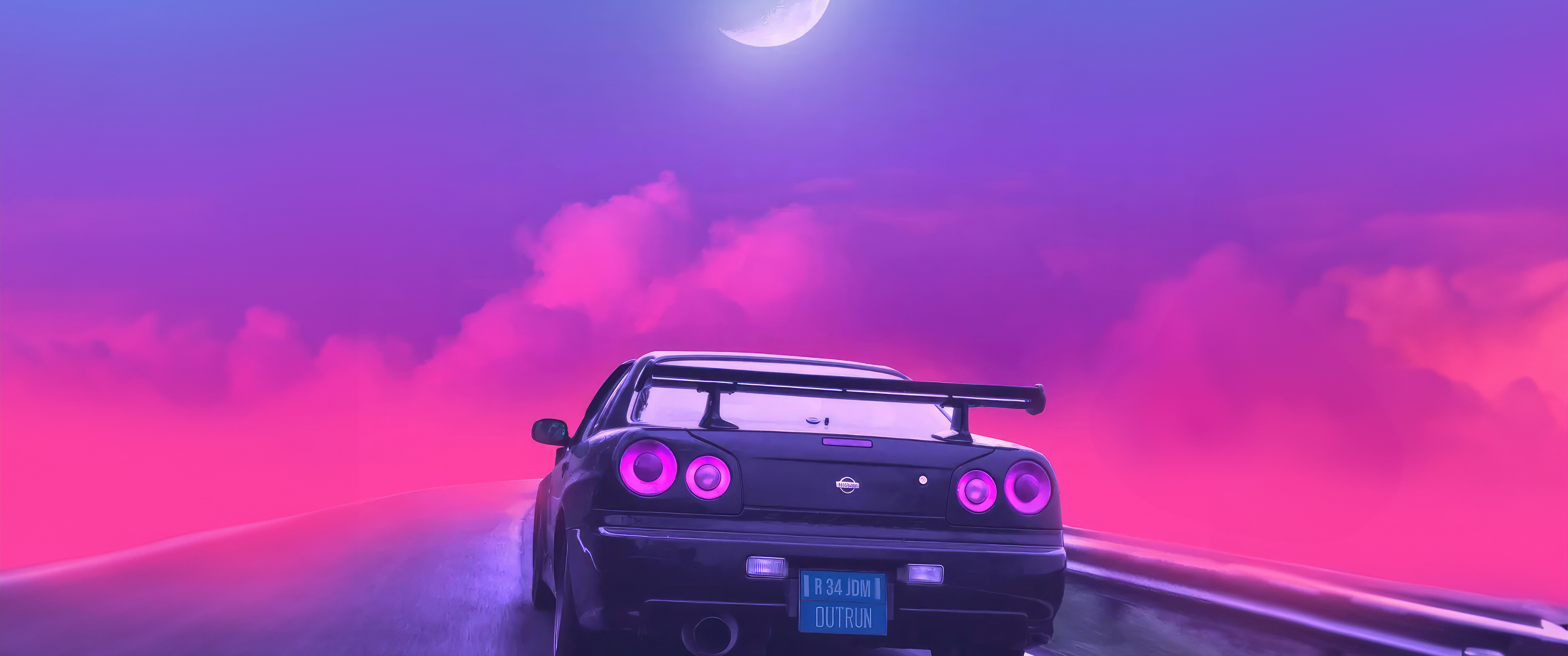 3440x1440 Nissan Gtr Synthwave UltraWide Quad HD 1440P ,HD 4k