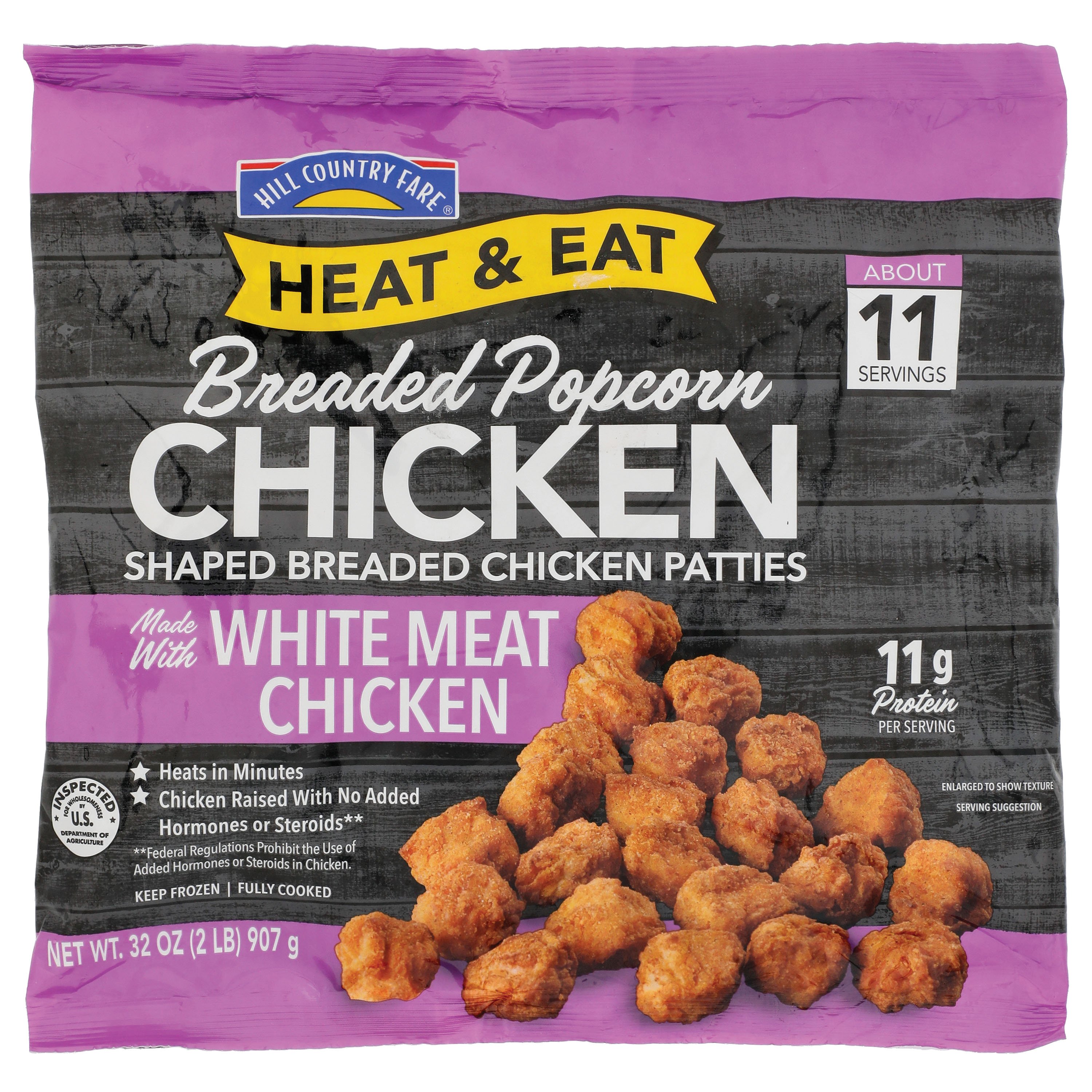 Hill Country Fare Heat & Eat Frozen Texas Sized Chicken Nuggets