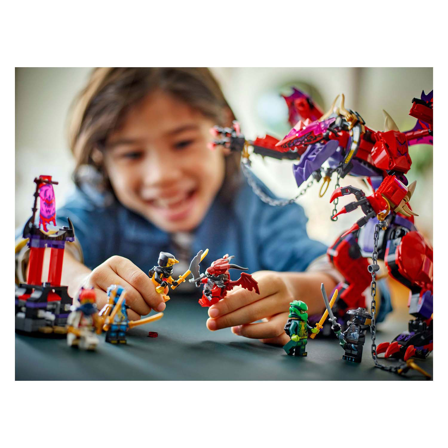 LEGO Ninjago 71832 Thunderfang Dragon of Chaos  | Lobbes Speelgoed