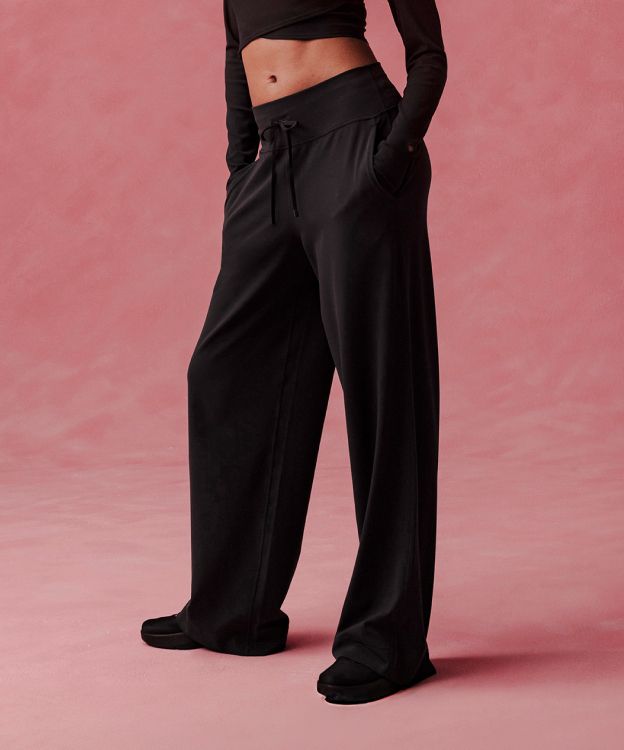 美品 ルルレモン lululemon キルティングスウェット 上下セット 黒 S