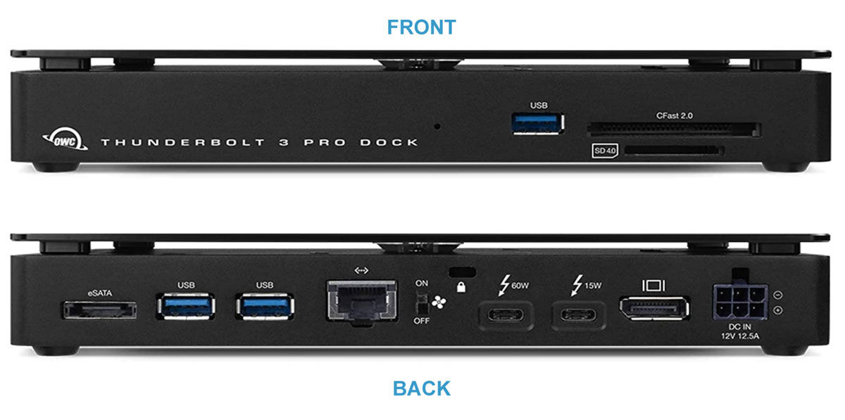 OWC Thunderbolt 3 Pro Dock for 10Gb Ethernet creative