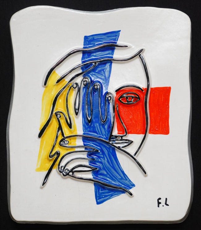 Fernand Léger, Visage aux deux mains (Face with Two Hands), 1954