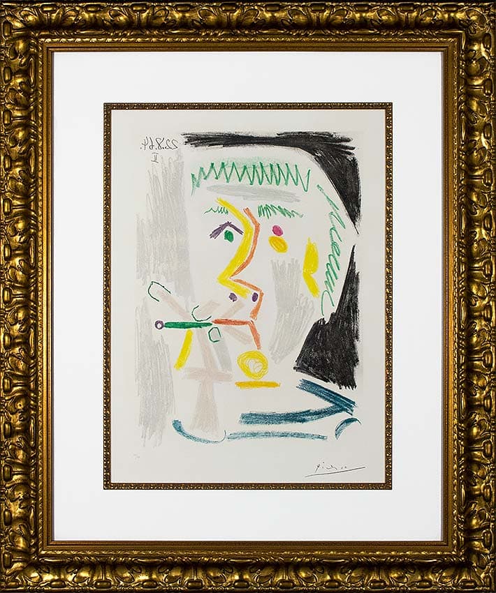 Pablo Picasso, Fumeur à la Cigarette Verte (Smoker with Green