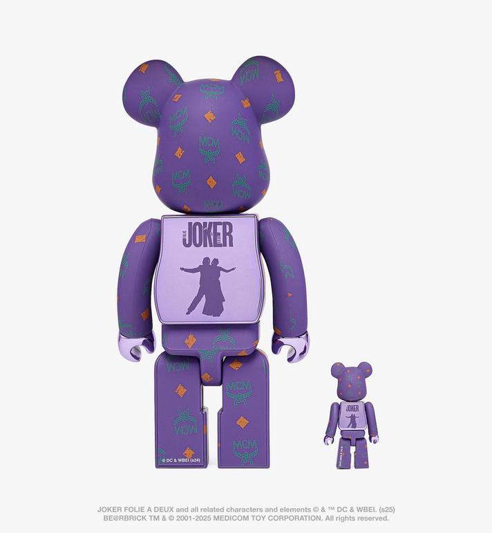 One Size MCM X BE@RBRICK ジョーカー 100％＆400％ セット パープル