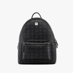 Medium Stark Side Studs Backpack in Visetos Black | MCM ®US