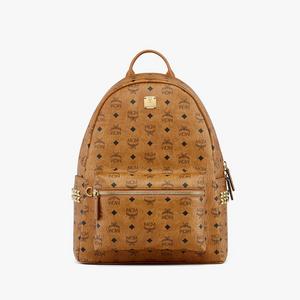 Medium Stark Side Studs Backpack in Visetos Black | MCM ®US