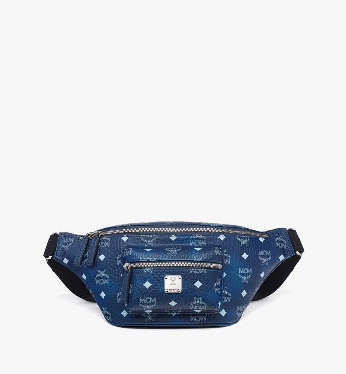 Medium Fursten Belt Bag in Visetos Blue | MCM ®US