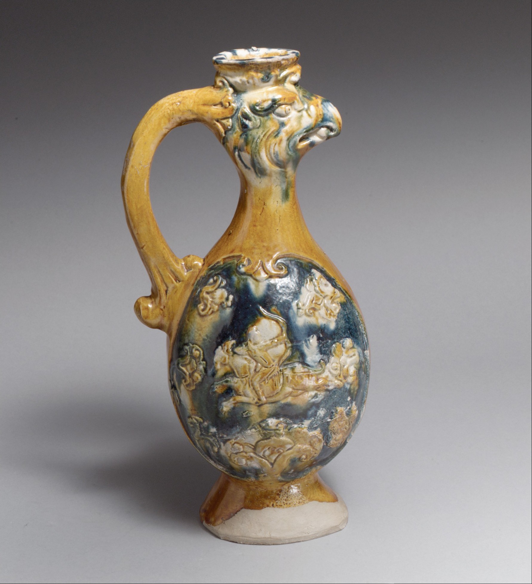 Phoenix headed amphora - China - Tang dynasty (618–907) - The