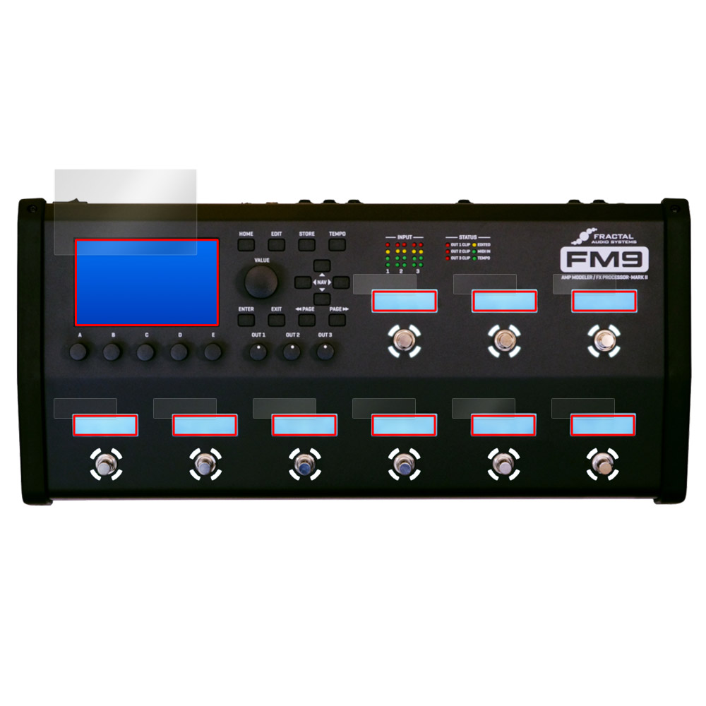 Fractal Audio FM9 MARK II Turbo 用 保護フィルム | 超低反射高透過