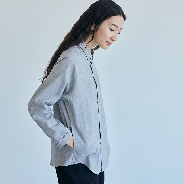 綿麻ラグランワークシャツ｜衣料品｜中川政七商店 公式サイト