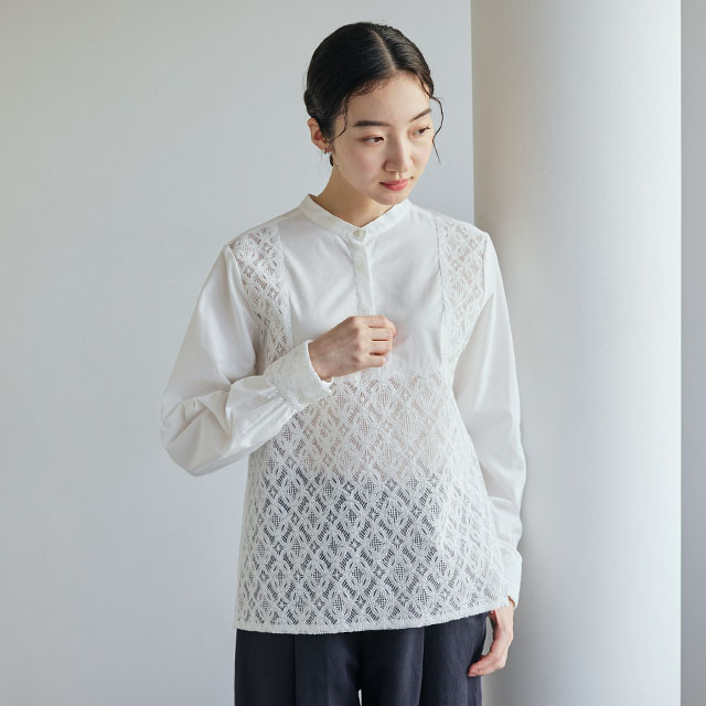 刺繍のブラウス｜衣料品｜中川政七商店 公式サイト