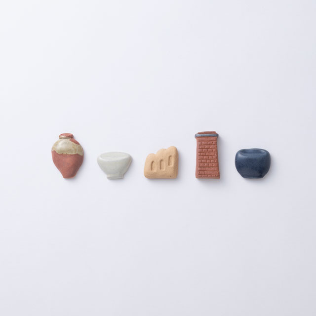 WEB限定】明山窯 信楽箸置き5個入りセット｜食卓の道具｜中川政七商店