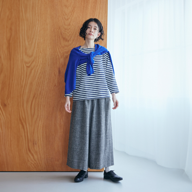 麻とウールツイード ワイドパンツ｜衣料品｜中川政七商店 公式サイト