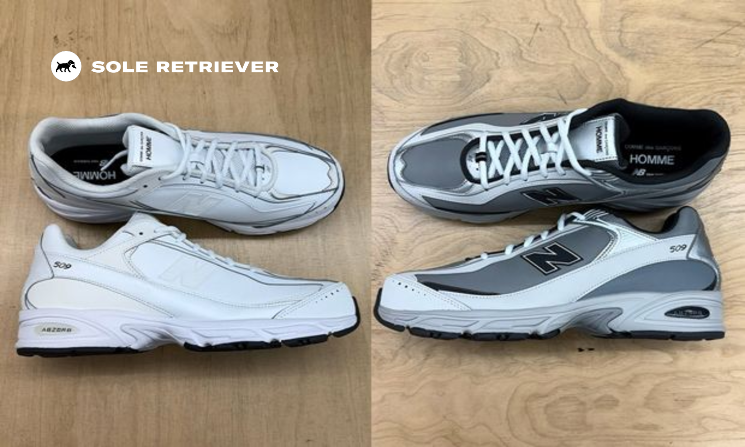 The Comme des Garçons Homme x New Balance 509 Pack Releases Fall 2025