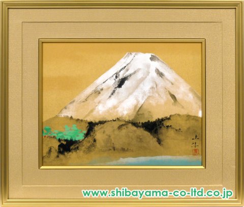 奥村土牛「富士」リトグラフ :: 絵画買取・販売 - シバヤマ