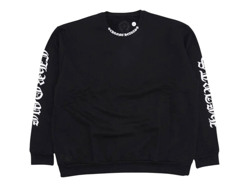 Chrome Hearts Neck Logo L/S Sweatshirt Black Men's - FW26 - US