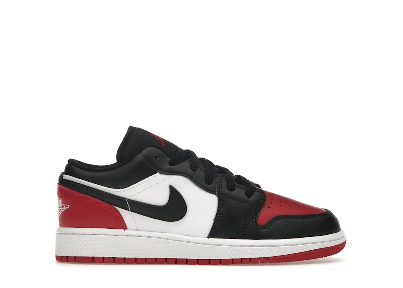 Jordan 1 Low Bred Toe 2.0 (GS) - 553560-161 - US