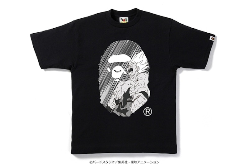 BAPE X Dragon Ball Z Tee 12 Black Men's - US