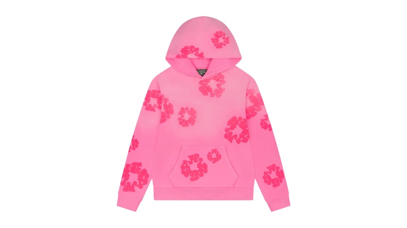Denim Tears Mono Cotton Wreath Hoodie Pink Men's - SS25 - US