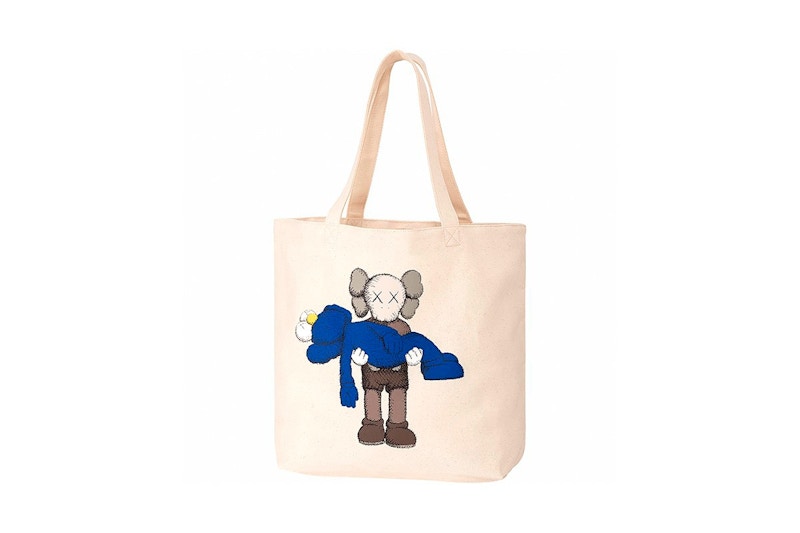 KAWS x Uniqlo Gone Tote Bag Natural - SS19 - US