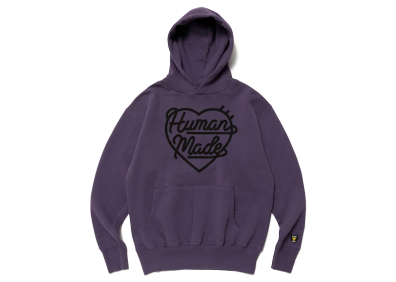 Human Made Heart Tsuriami Hoodie Purple Men's - FW22 - US