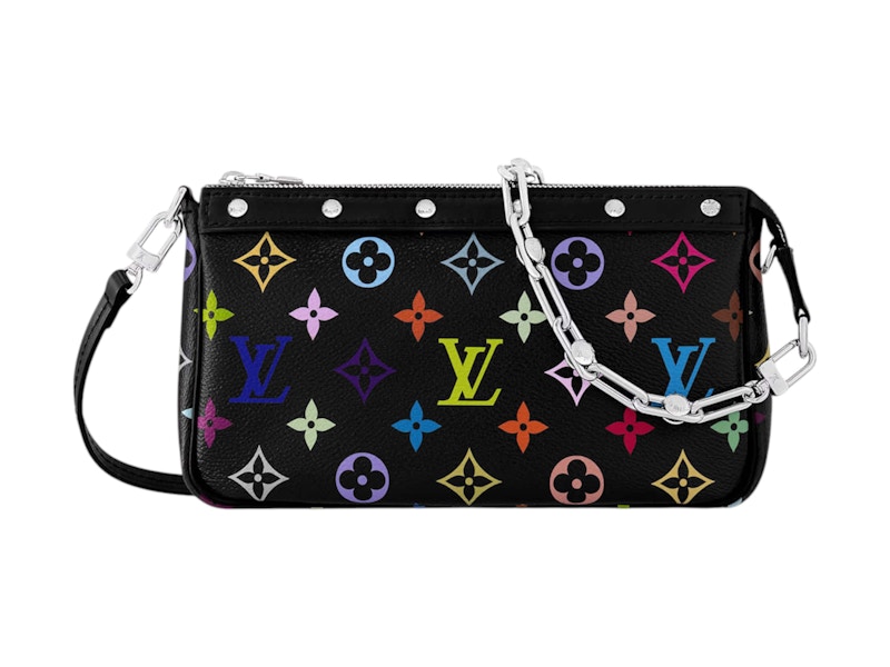 Louis Vuitton x Takashi Murakami Pochette Accessoires Black