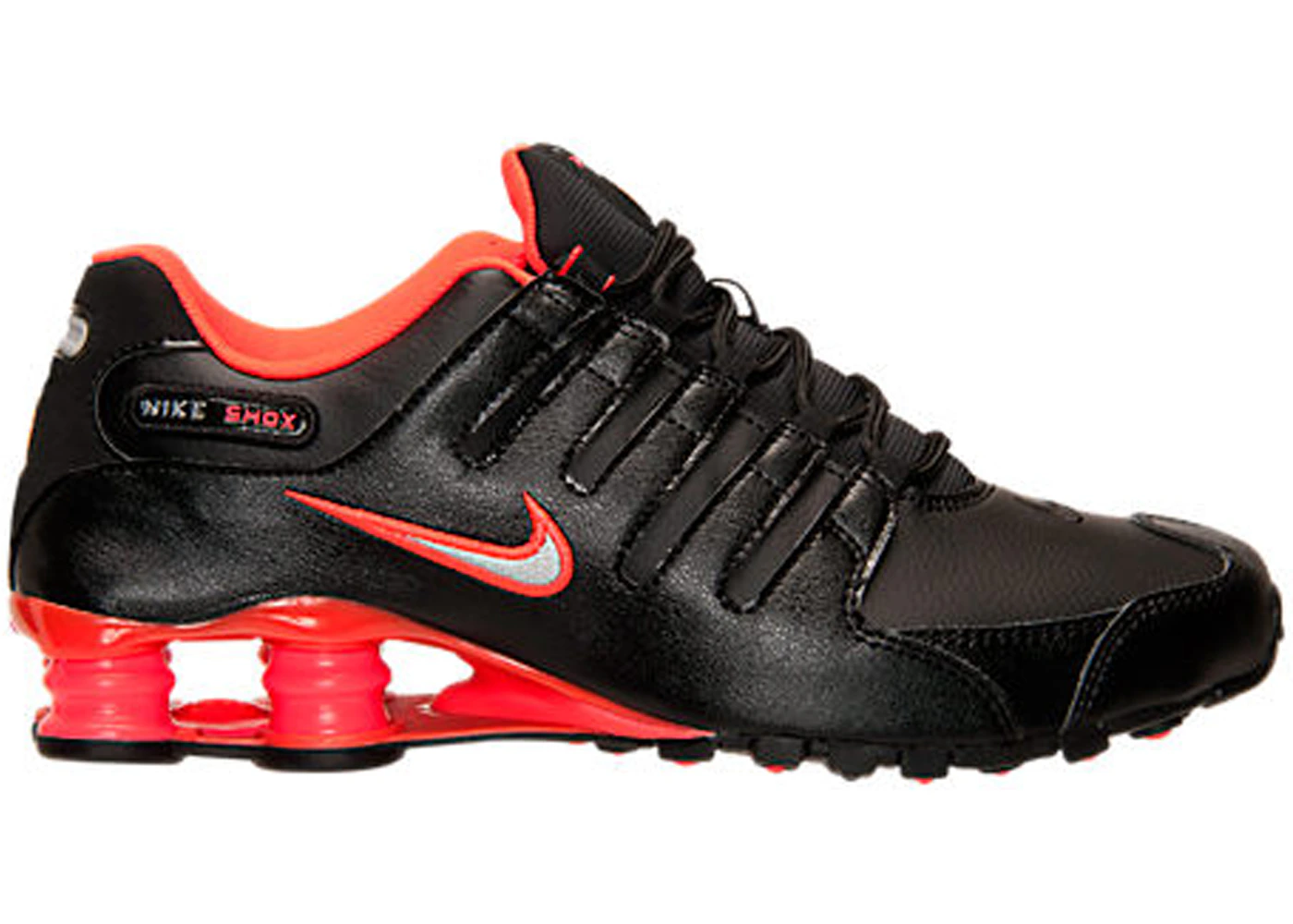 Nike Shox NZ Black Bright Crimson Men's - 378341-006 - US
