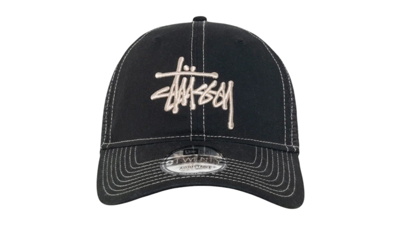 Stussy New Era 9Twenty Washed Basic Trucker Night Black Men's