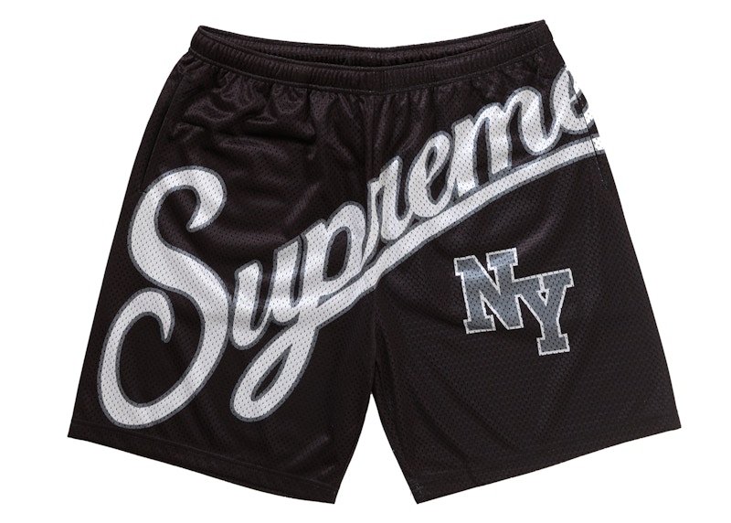 Supreme Big Script Mesh Short Black Men's - SS24 - GB